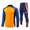 Juventus Trainings Sweatshirt Quarter-zip 2024-25 Oranje - Heren